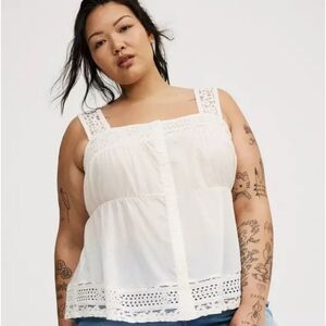 Lace Inset Cami NWT Sz 0